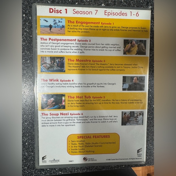 15/$15 Seinfeld Season 7 episodes 1-6 - Picture 2 of 3